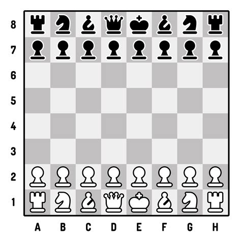 Printable Chess Board Setup